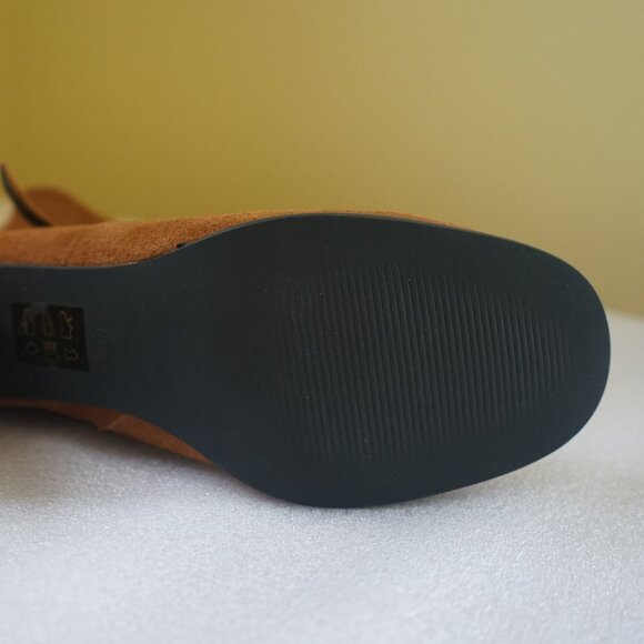 CafeNoir Vera Pelle Womens Size: 7 (37) Suede Leather Ankle Boots w/ Buckle - Picture 10 of 13